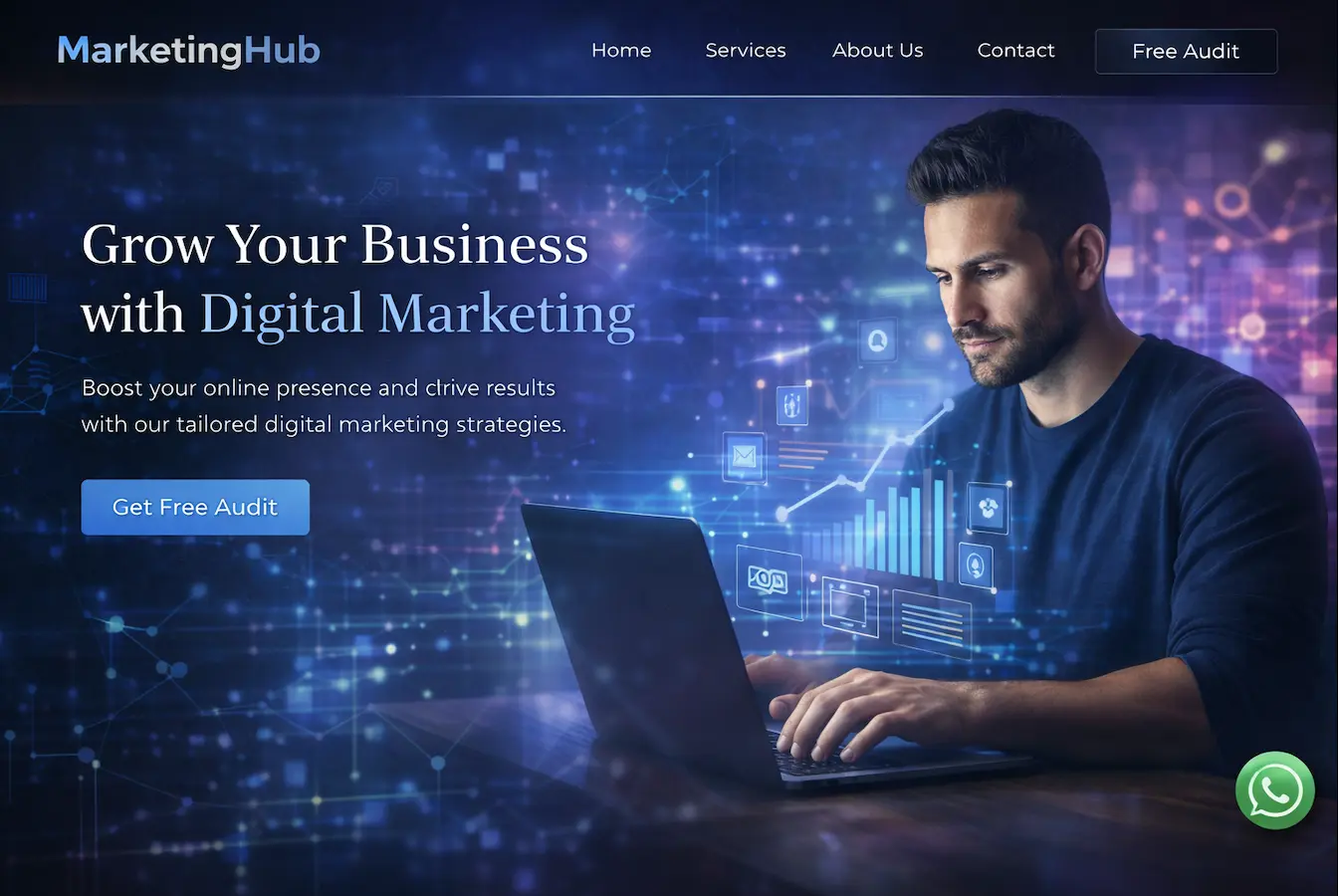Crear página web profesional